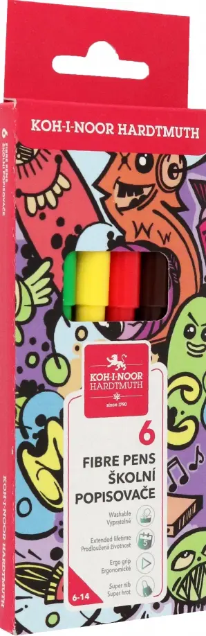 Фломастеры Teenage 1002, 6 цветов, смываемые Фломастеры Teenage 1002, 6 цветов, смываемые обложка книги