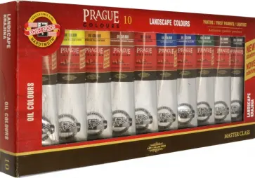Краски масляные художественные Prague Landscape в тюбиках, 10 цветов обложка книги