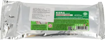 Масса для моделирования облегченная Керапласт, белая, 400 г обложка книги