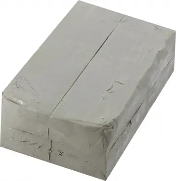 Пластилин скульптурный, серый, 1 кг обложка книги