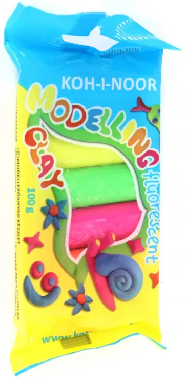 Пластилин Ocean, 5 флуоресцентных цветов обложка книги