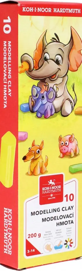 Пластилин Слоник, 10 цветов обложка книги