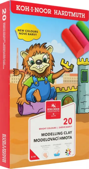 Пластилин Lion, 20 цветов Пластилин Lion, 20 цветов обложка книги