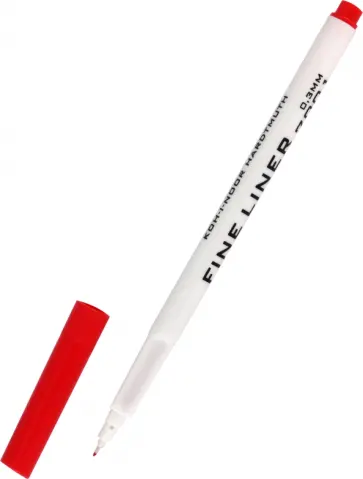 Линер, красный обложка книги