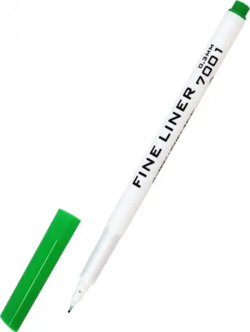 Линер, 0,3 мм, зеленый обложка книги