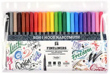 Набор линеров Fineliners, 24 цвета обложка книги