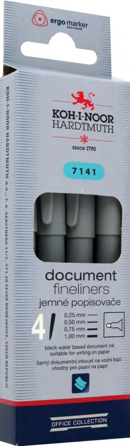 Набор линеров, черные, 4 штуки обложка книги