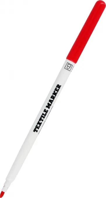 Маркер для ткани, красный обложка книги