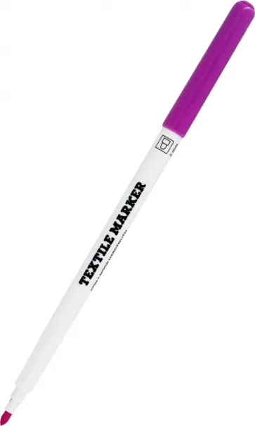 Маркер для ткани, фиолетовый обложка книги