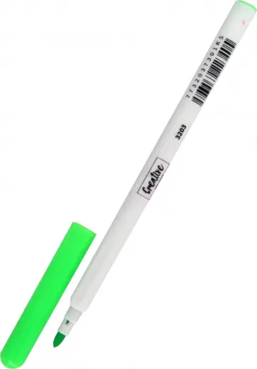 Маркер для ткани, зеленый неоновый обложка книги