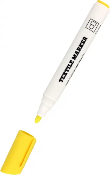 Маркер для ткани, желтый обложка книги