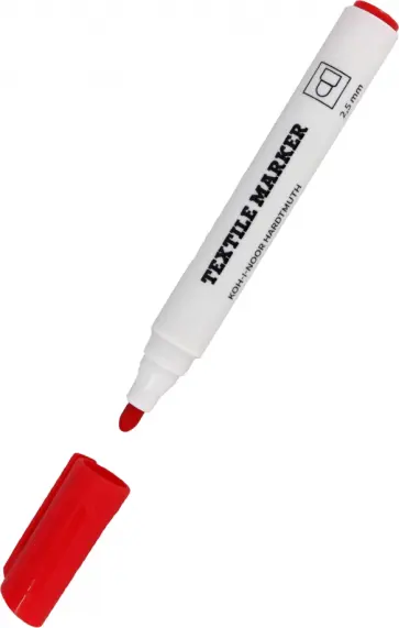 Маркер для ткани, красный обложка книги