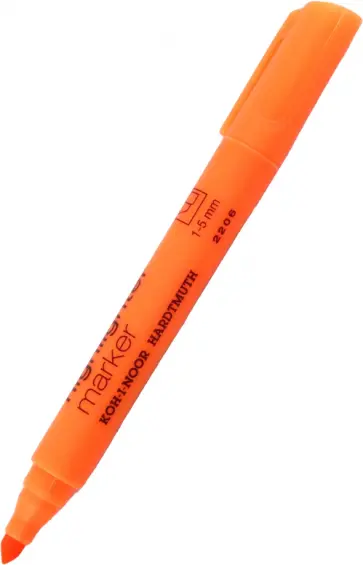 Маркер-текстовыделитель, оранжевый Маркер-текстовыделитель, оранжевый обложка книги