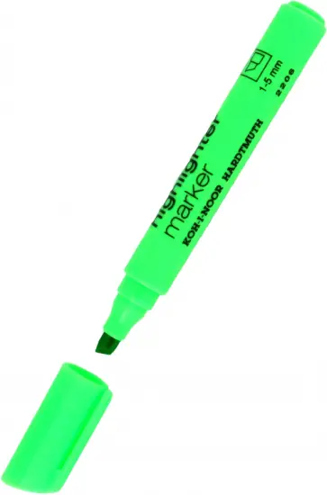 Маркер-текстовыделитель, зеленый обложка книги