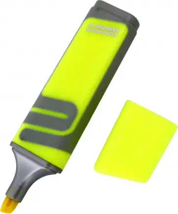 Маркер-текстовыделитель, желтый обложка книги