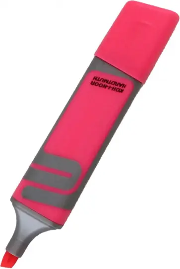 Маркер-текстовыделитель, розовый обложка книги