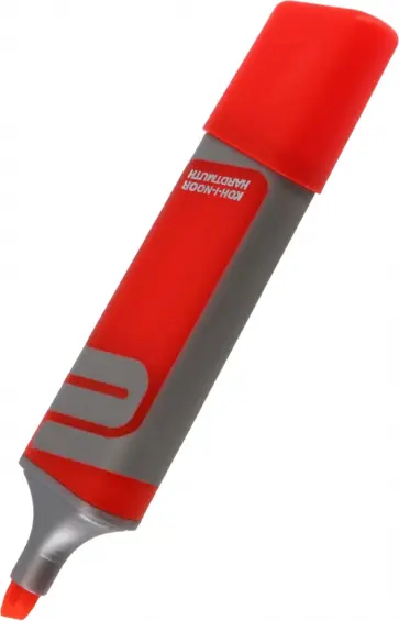 Маркер-текстовыделитель, красный обложка книги