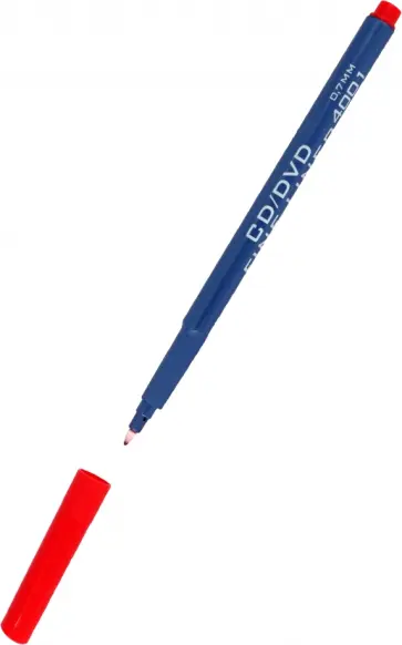 Маркер перманентный, красный обложка книги