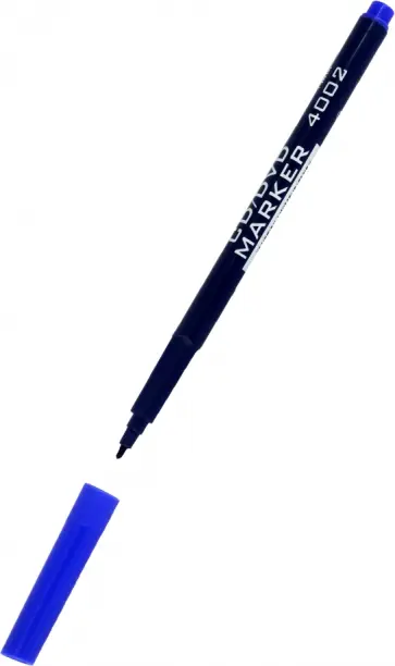 Маркер перманентный, 2 мм., синий обложка книги