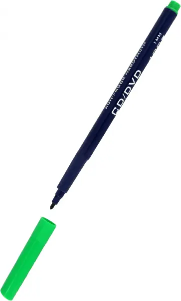 Маркер перманентный, зеленый обложка книги