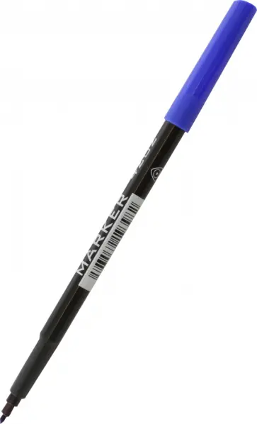 Маркер перманентный, синий Маркер перманентный, синий обложка книги