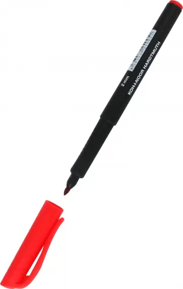 Маркер перманентный, красный Маркер перманентный, красный обложка книги