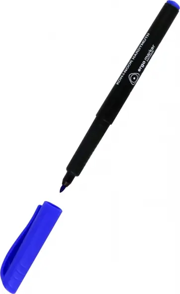 Маркер перманентный, синий Маркер перманентный, синий обложка книги