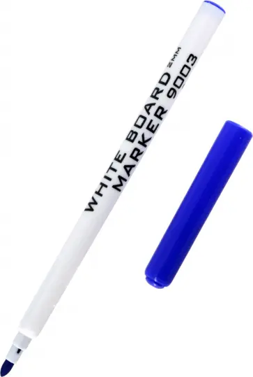 Маркер для белой доски, синий обложка книги