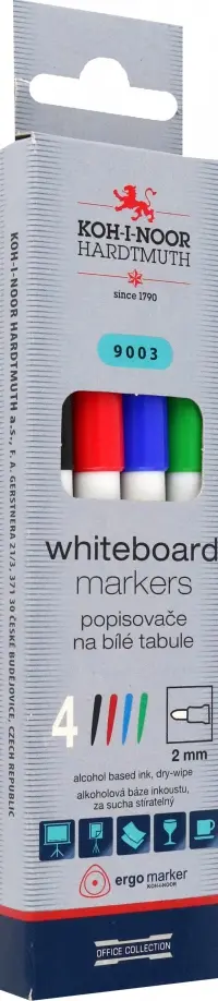 Набор маркеров для белой доски, 4 цвета обложка книги