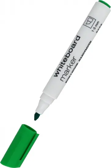 Маркер для белой доски, скошенный, зеленый обложка книги