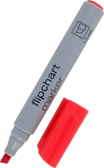 Маркер для флипчарта, красный обложка книги