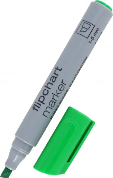 Маркер для флипчарта, зеленый обложка книги