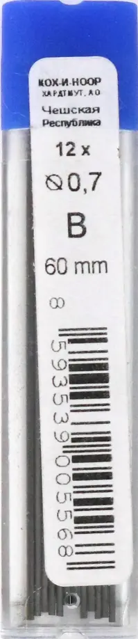 Стержни для механических карандашей 4162, В, 12 штук Стержни для механических карандашей 4162, В, 12 штук обложка книги