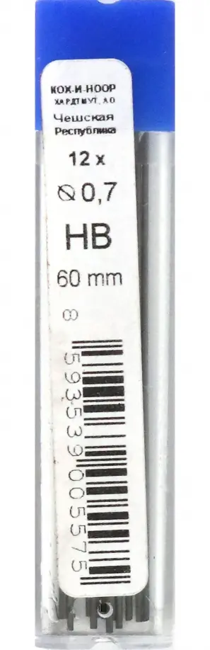 Стержни для механических карандашей 4162, НВ, 12 штук Стержни для механических карандашей 4162, НВ, 12 штук обложка книги