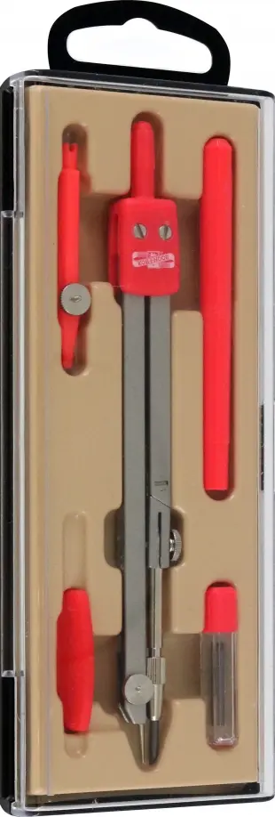 Набор чертежный школьный, 5 предметов, в ассортименте Набор чертежный школьный, 5 предметов, в ассортименте обложка книги