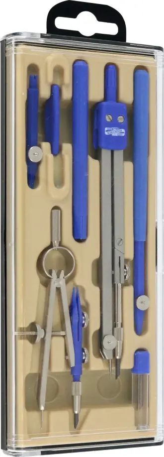 Набор чертежный школьный, 7 предметов Набор чертежный школьный, 7 предметов обложка книги