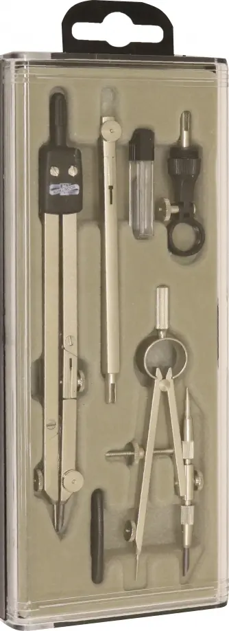 Набор чертежный студенческий 6902, 6 предметов Набор чертежный студенческий 6902, 6 предметов обложка книги