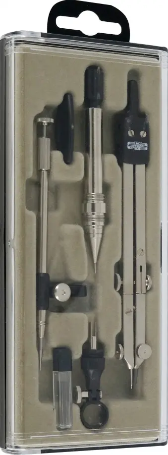 Набор чертежный студенческий, 6 предметов Набор чертежный студенческий, 6 предметов обложка книги