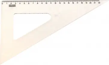 Угольник 60/250, прозрачный, пластиковый Угольник 60/250, прозрачный, пластиковый обложка книги