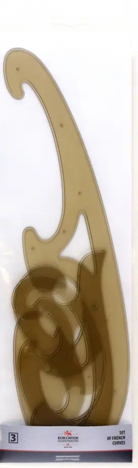 Набор лекал, К13, К23, К33, 3 штуки Набор лекал, К13, К23, К33, 3 штуки обложка книги