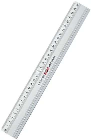 Линейка металлическая, 30 см. Линейка металлическая, 30 см. обложка книги