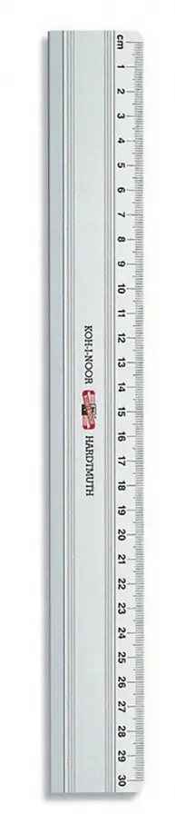 Линейка металлическая, с режущей стороной для отрыва бумаги, 30 см. Линейка металлическая, с режущей стороной для отрыва бумаги, 30 см. обложка книги