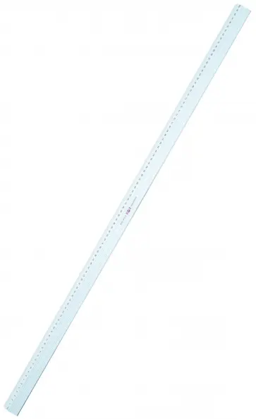 Линейка металлическая, с режущей стороной для отрыва бумаги, 100 см. обложка книги