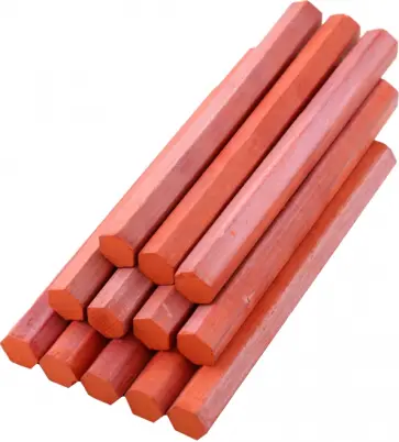 Набор мелков для маркировки древесины, красные, 12 штук обложка книги