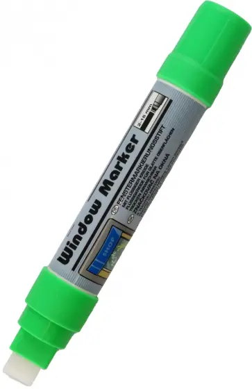 Маркер по стеклу с жидким мелом, зеленый обложка книги