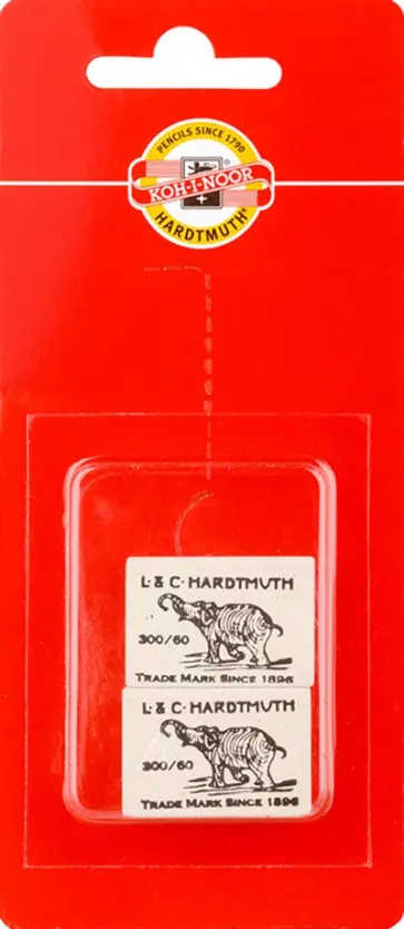 Ластики Elefant 300/60, 2 штуки Ластики Elefant 300/60, 2 штуки обложка книги