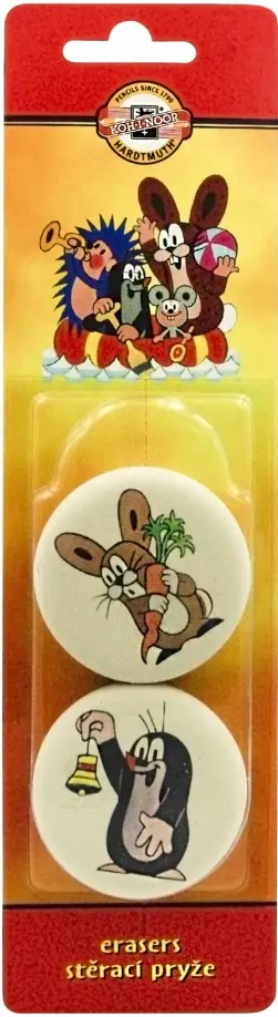 Ластик мягкий круглый Mole, для карандашей 3В-3Н, 2 штуки Ластик мягкий круглый Mole, для карандашей 3В-3Н, 2 штуки обложка книги