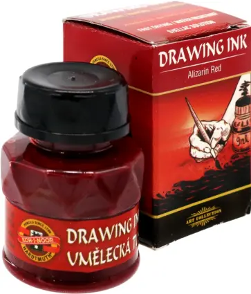 Тушь индийская, ализарин красный обложка книги