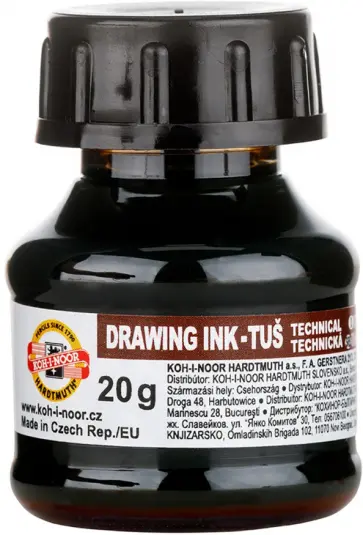 Тушь акриловая плакатная, коричневая обложка книги