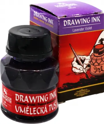 Тушь индийская, лавандовый обложка книги